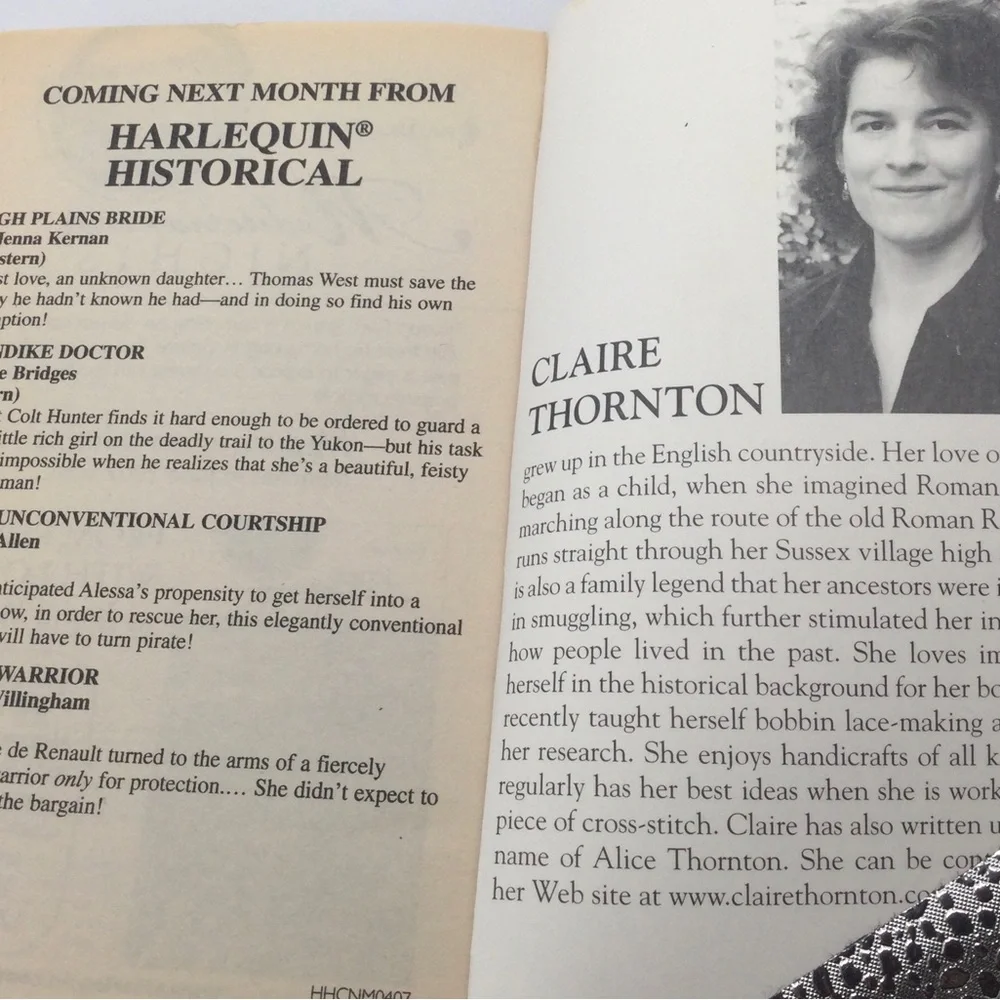 Vintage Claire Thornton vagabond duchess. Book.